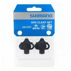 Cales Pédales Automatiques Shimano SPD SM-SH51 Noir Sans Plaque - Y42498201