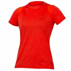 Maillot Manches Courtes Femme ENDURA SingleTrack Paprika