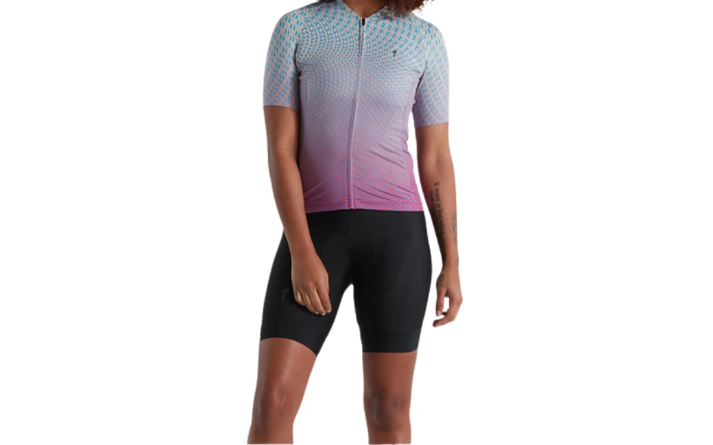 Maillot Manches Courtes Femme Specialized SL Bicycledelics Violet/Bleu - 2021