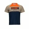 Maillot Manches Courtes KENNY Charger Navy/Orange