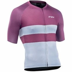 Maillot Manches Courtes Northwave Blade Air Plum/Gris
