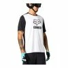 Maillot Manches Courtes Fox Ranger Block Blanc - 2021