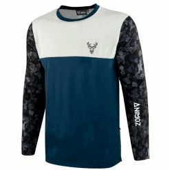 Maillot Manches Longues ANIMOZ Wild Bleu