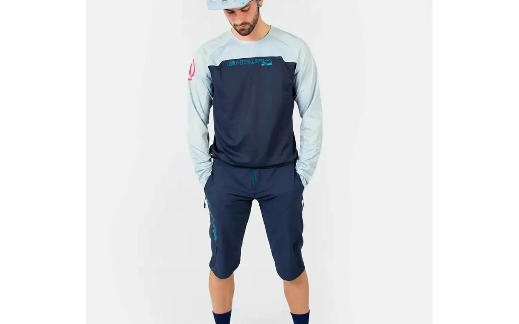 Maillot Manches Longues ENDURA MT500 Burner Bleu – Image 3