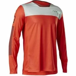 Maillot Manches Longues FOX Defend LS Jersey Moth Rouge