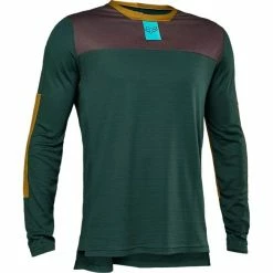 Maillot Manches Longues FOX Defend LS Vert émeraude