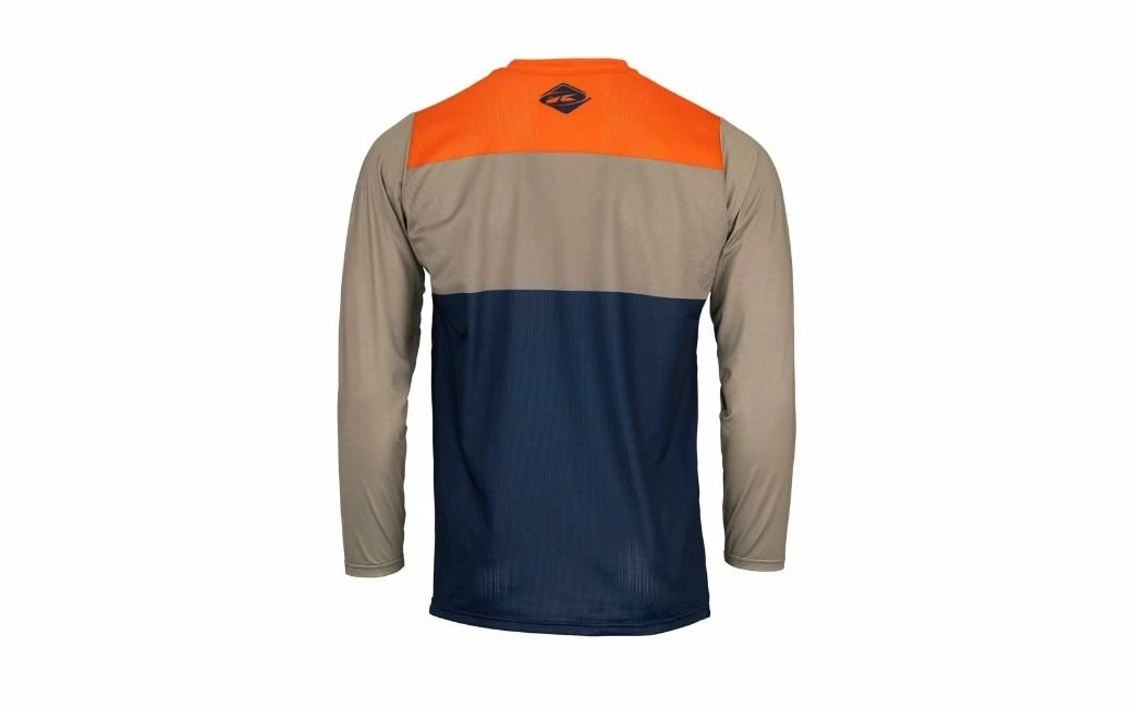 Maillot Manches Longues KENNY Charger Navy/Orange – Image 2