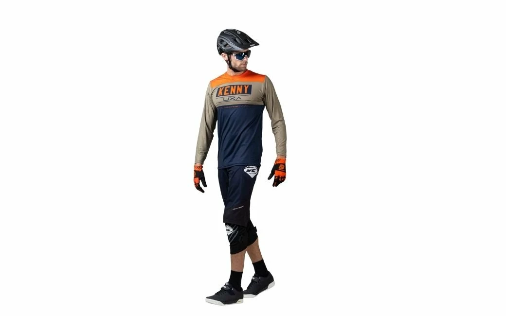 Maillot Manches Longues KENNY Charger Navy/Orange – Image 5