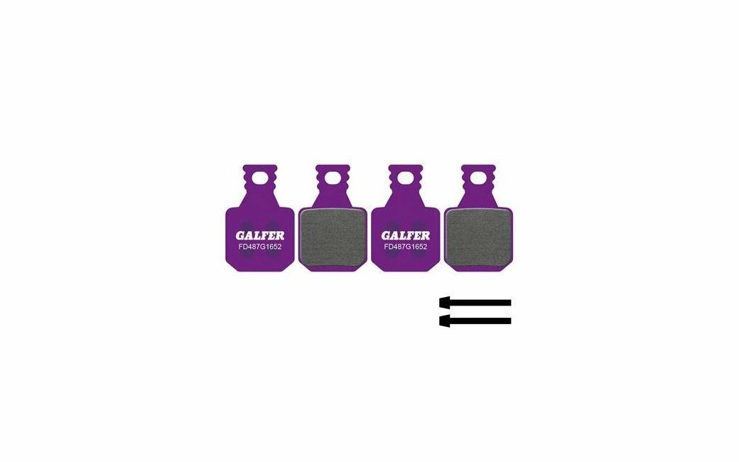 Plaquettes De Frein Galfer Violettes Compatibles Magura MT5 MT7